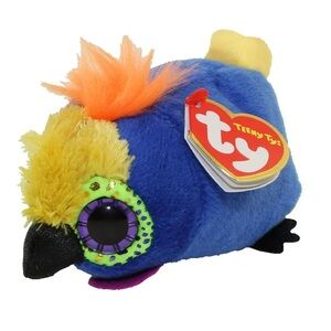 Colorful Teeny Tys Beanie Baby Plush Bird DIVA